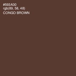#593A30 - Congo Brown Color Image